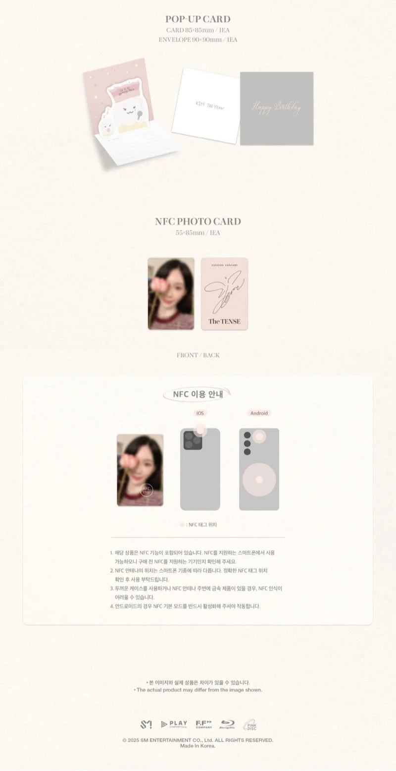TAEYEON - CONCERT THE TENSE MEMORY BOX