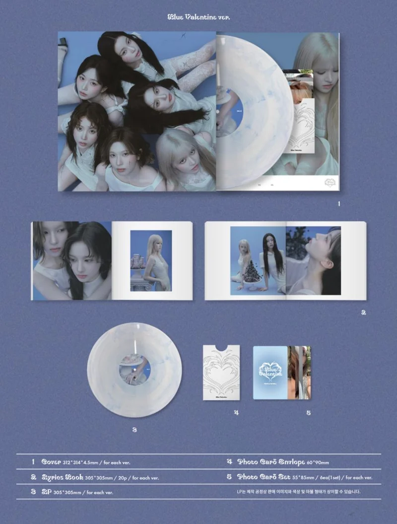 NMIXX - BLUE VALENTINE (LP VER.)