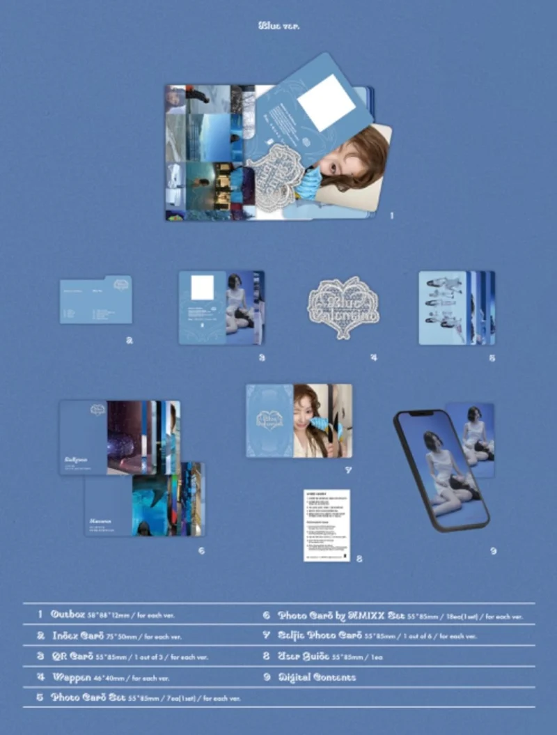 NMIXX - BLUE VALENTINE (PLATFORM ALBUM POCA ALBUM VER.)
