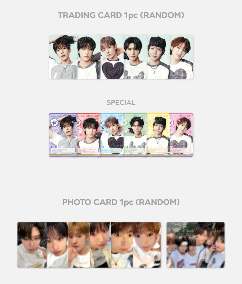 NCT WISH - RANDOM TRADING CARD SET (FIND YOUR COLOR POP UP MD)
