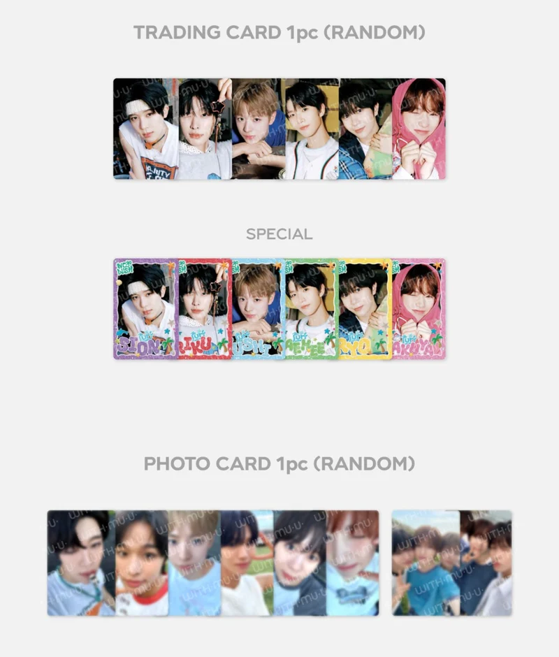 NCT WISH - RANDOM TRADING CARD SET (FIND YOUR COLOR POP UP MD)