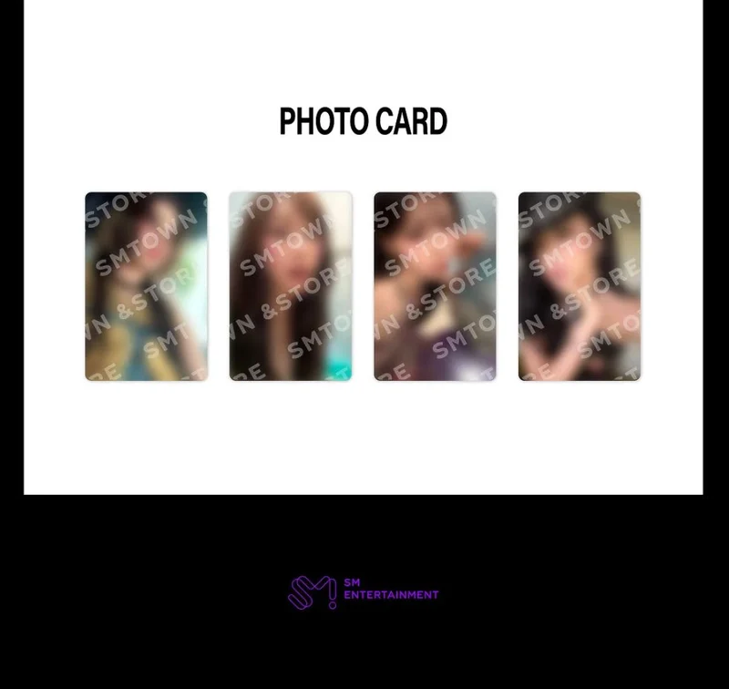 AESPA - RANDOM TRADING CARD SET (RICH MAN POP UP OFFICIAL MD)