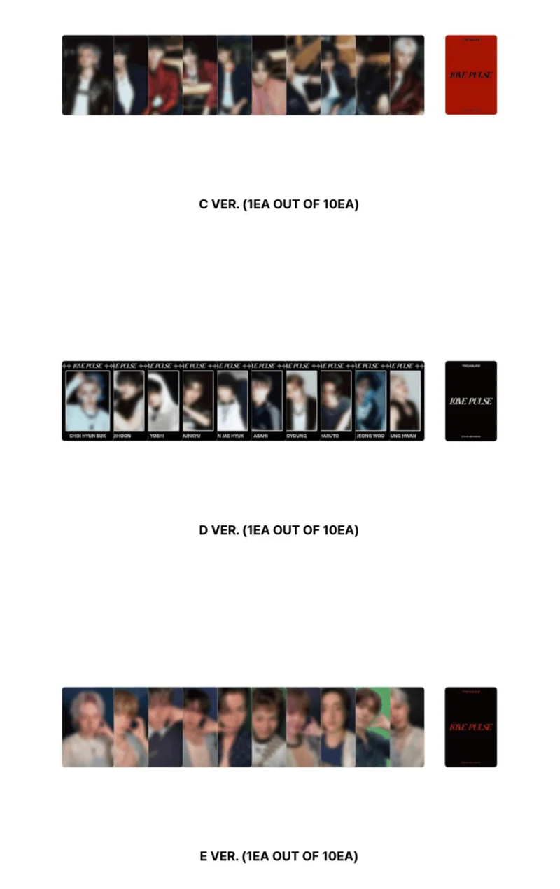 TREASURE - TRADING PHOTOCARD (LOVE PULSE)