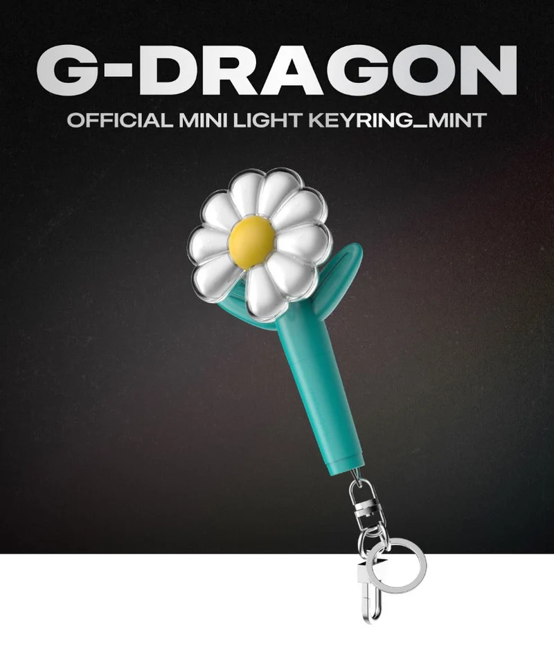 G-DRAGON (BIGBANG) - OFFICIAL MINI LIGHT KEYRING (MINT)