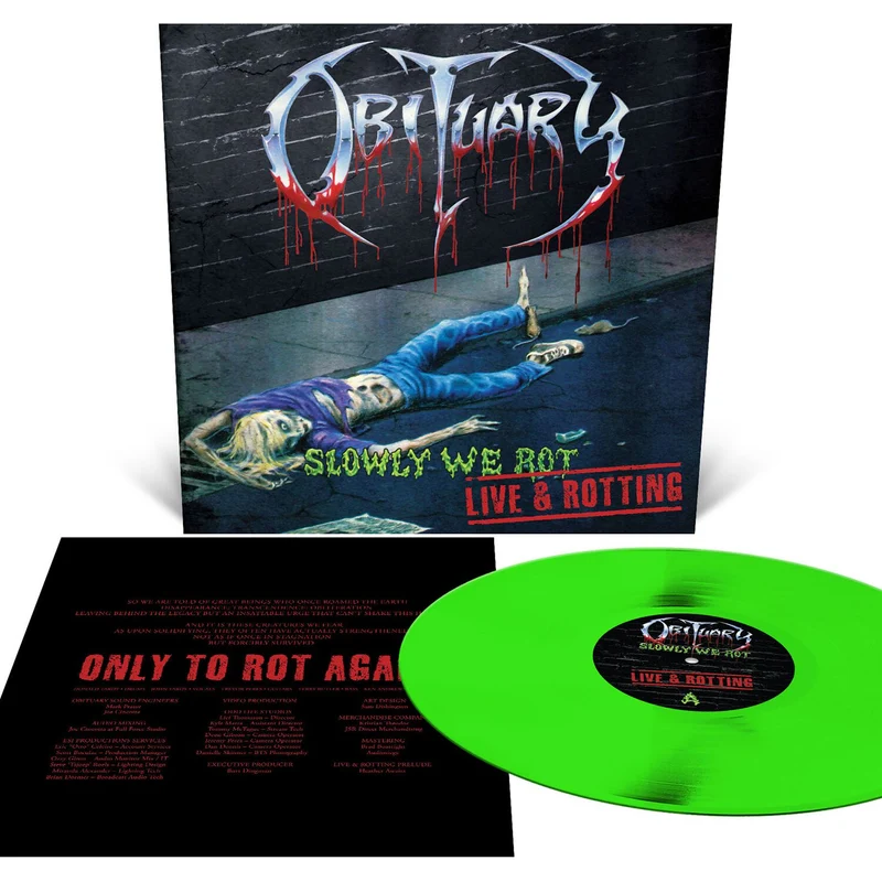 Obituary | Slowly We Rot - Live & Rotting [Green Slime/Neon]