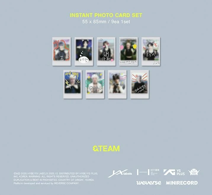 &TEAM - BACK TO LIFE (1ST KOREAN MINI ALBUM) (PHOTOCARD BOX) (WEVERSE ALBUMS VER.)