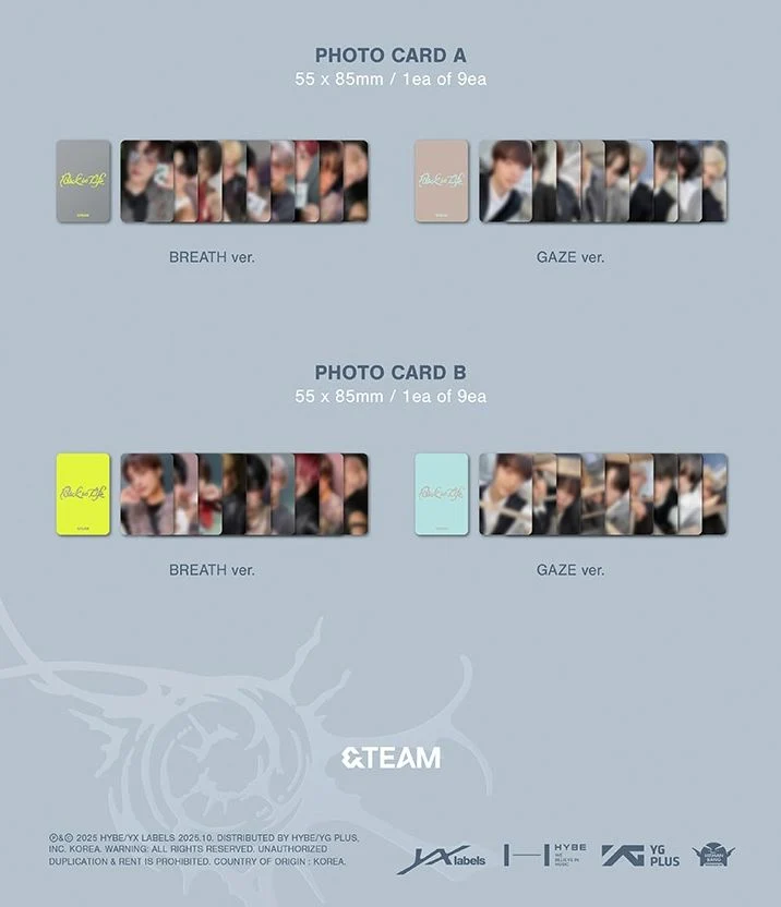 &TEAM - BACK TO LIFE (1ST KOREAN MINI ALBUM)