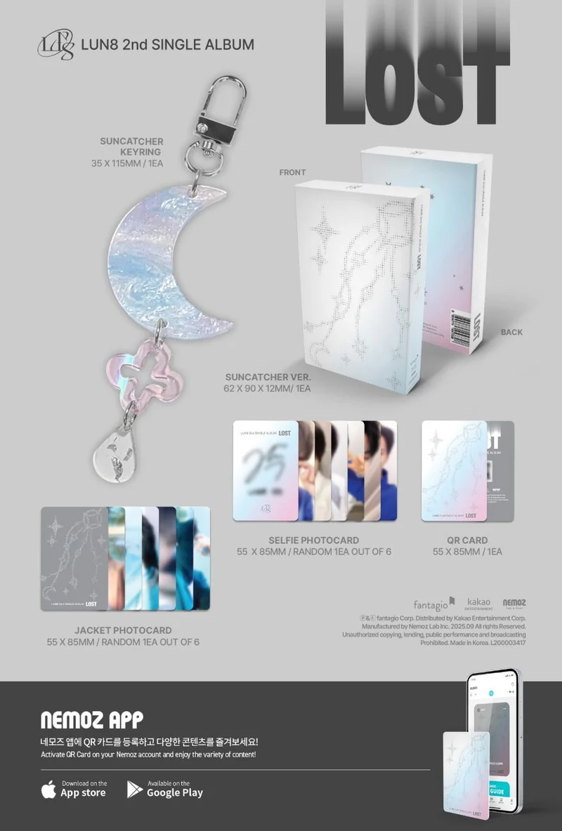 LUN8 - LOST (SUNCATCHER VER.) (NEMO ALBUM)