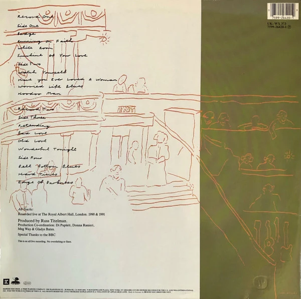 2LP Eric Clapton ‎| 24 Nights