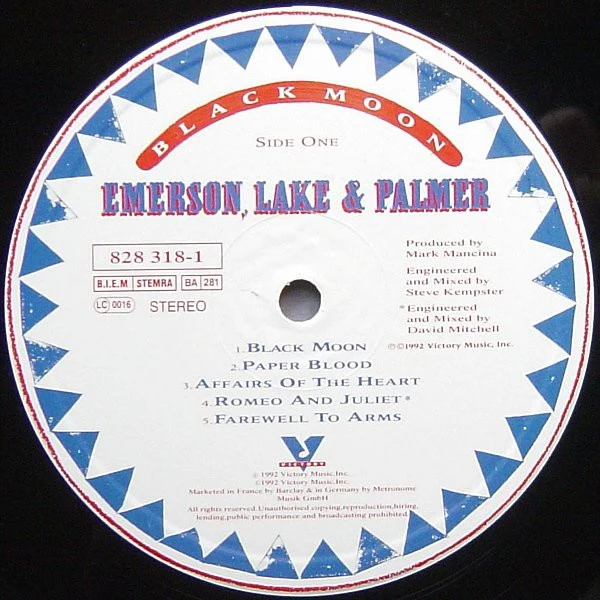 Emerson, Lake & Palmer | Black Moon