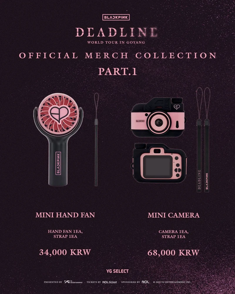 [BLACKPINK] Deadline : World Tour In Goyang : Official Merch Collection