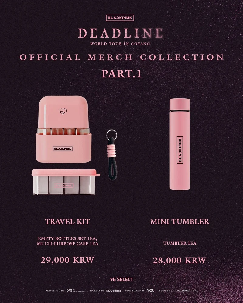 [BLACKPINK] Deadline : World Tour In Goyang : Official Merch Collection