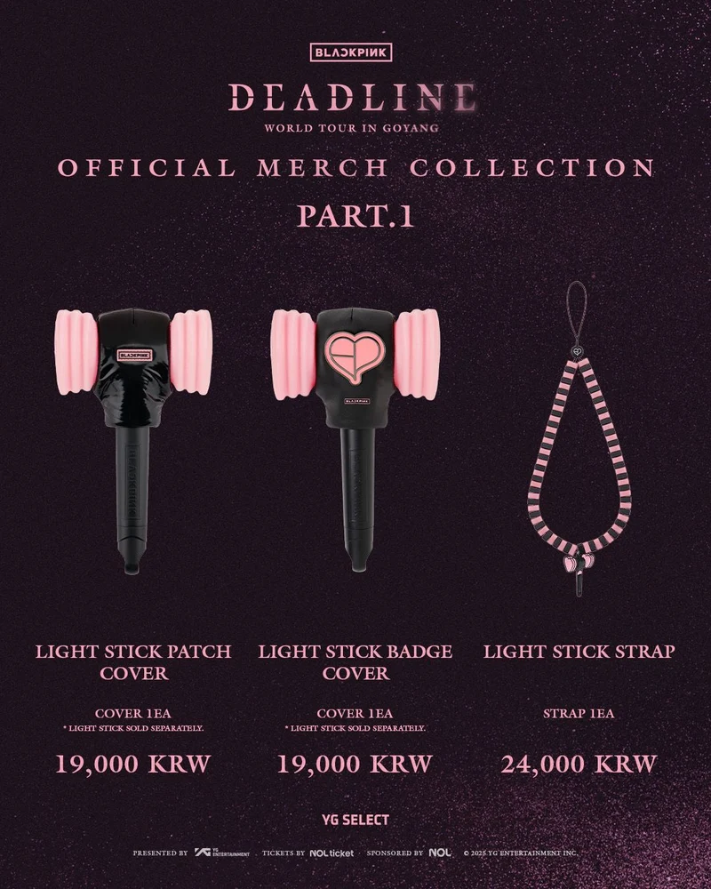 [BLACKPINK] Deadline : World Tour In Goyang : Official Merch Collection