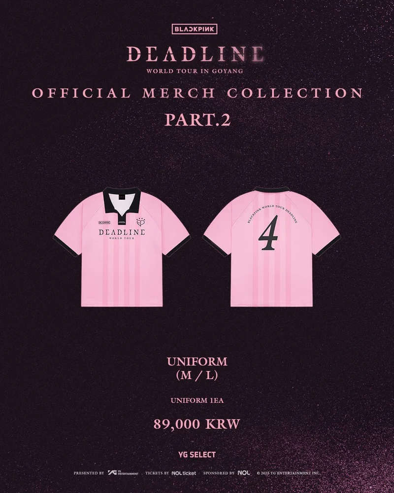 [BLACKPINK] Deadline : World Tour In Goyang : Official Merch Collection