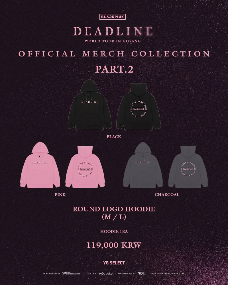 [BLACKPINK] Deadline : World Tour In Goyang : Official Merch Collection