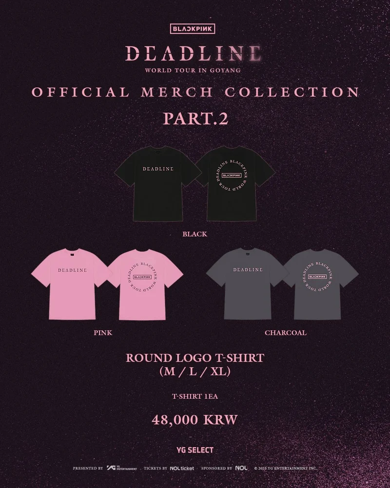 [BLACKPINK] Deadline : World Tour In Goyang : Official Merch Collection