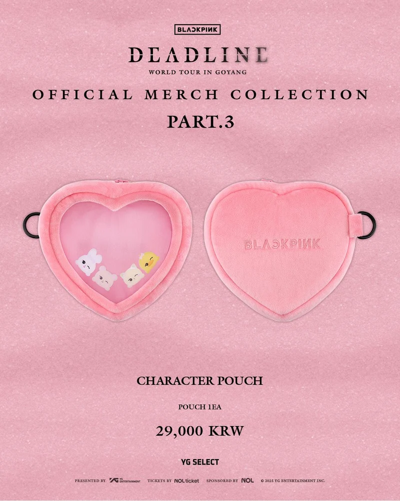 [BLACKPINK] Deadline : World Tour In Goyang : Official Merch Collection