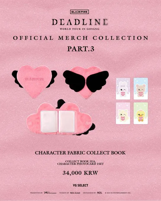 [BLACKPINK] Deadline : World Tour In Goyang : Official Merch Collection