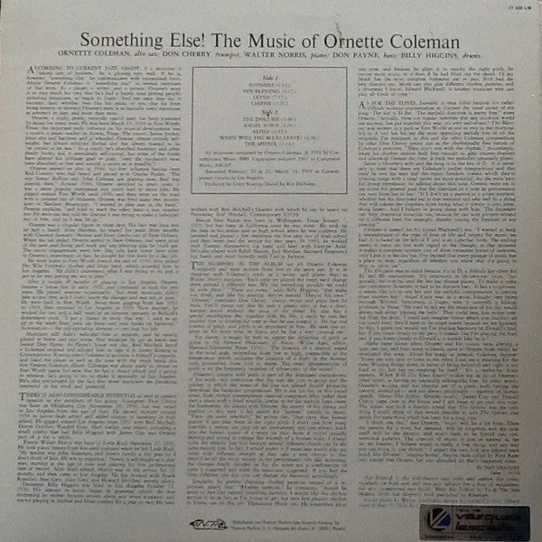 Ornette Coleman | Something Else!!!!