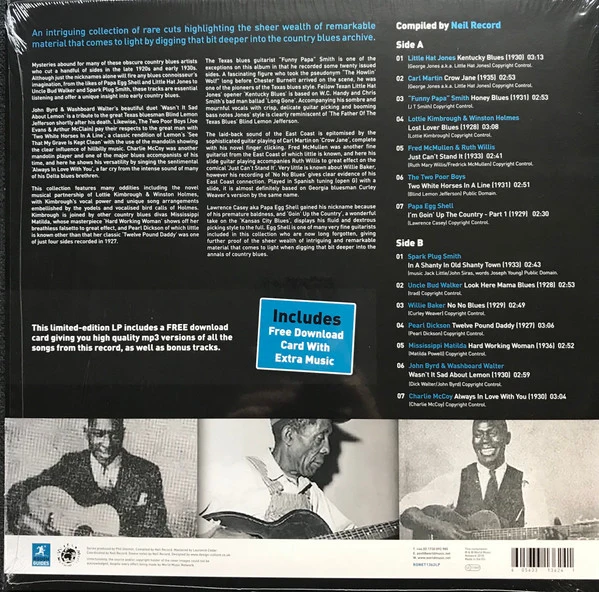 Varios | The Rough Guide To The Best Country Blues You've Never Heard