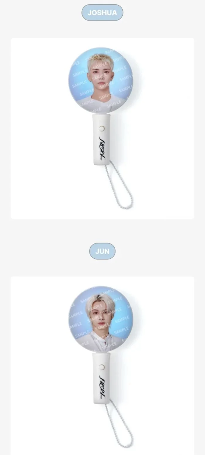 SEVENTEEN - MINI PICKET LIGHT KEYRING (NEW_ 2025 WORLD TOUR IN INCHEON OFFICIAL MD)