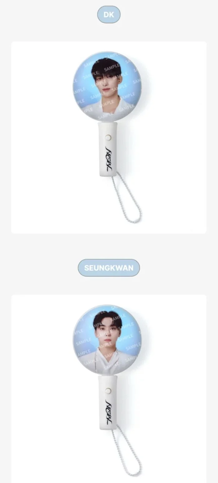 SEVENTEEN - MINI PICKET LIGHT KEYRING (NEW_ 2025 WORLD TOUR IN INCHEON OFFICIAL MD)