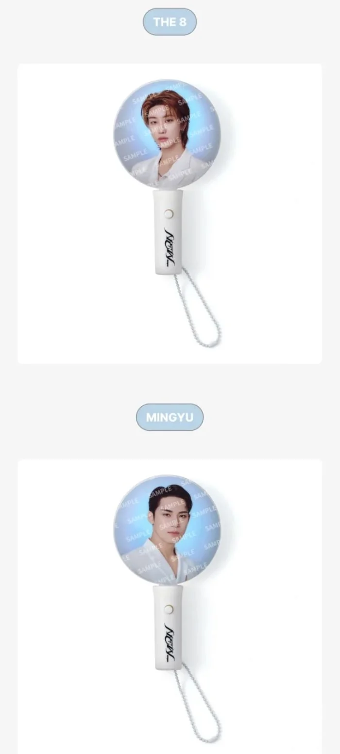 SEVENTEEN - MINI PICKET LIGHT KEYRING (NEW_ 2025 WORLD TOUR IN INCHEON OFFICIAL MD)