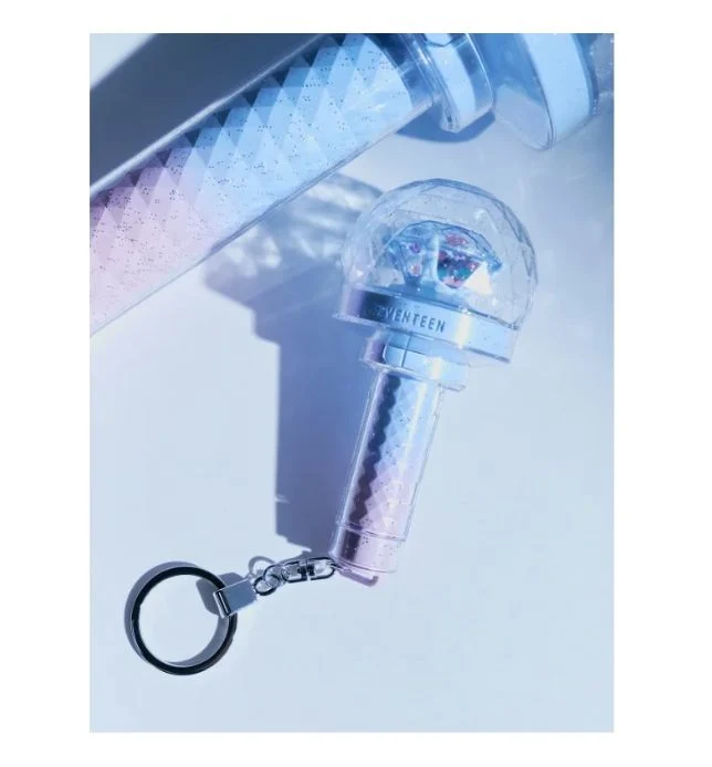 SEVENTEEN - OFFICIAL LIGHT STICK VER.3 10TH ANNIV. KEYRING (NEW_ 2025 WORLD TOUR IN INCHEON OFFICIAL MD)