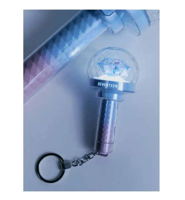 SEVENTEEN - OFFICIAL LIGHT STICK VER.3 10TH ANNIV. KEYRING (NEW_ 2025 WORLD TOUR IN INCHEON OFFICIAL MD)