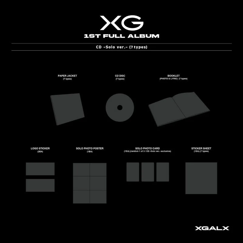 XG - XGALX (1ST FULL ALBUM) (SOLO VER.)