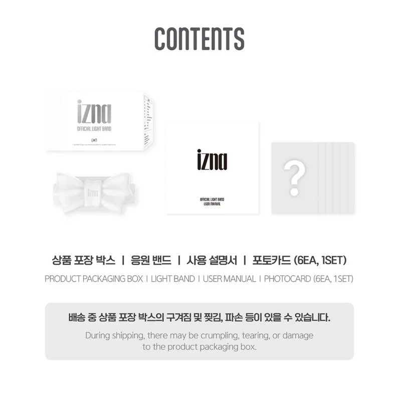IZNA - LIGHT STICK & LIGHT BAND OFICIALES