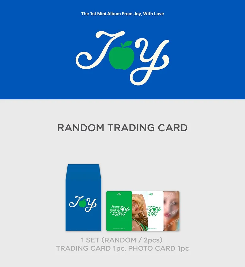 JOY (RED VELVET) - RANDOM TRADING CARD (FROM JOY, WITH LOVE)