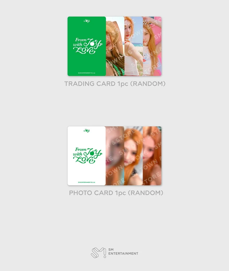 JOY (RED VELVET) - RANDOM TRADING CARD (FROM JOY, WITH LOVE)