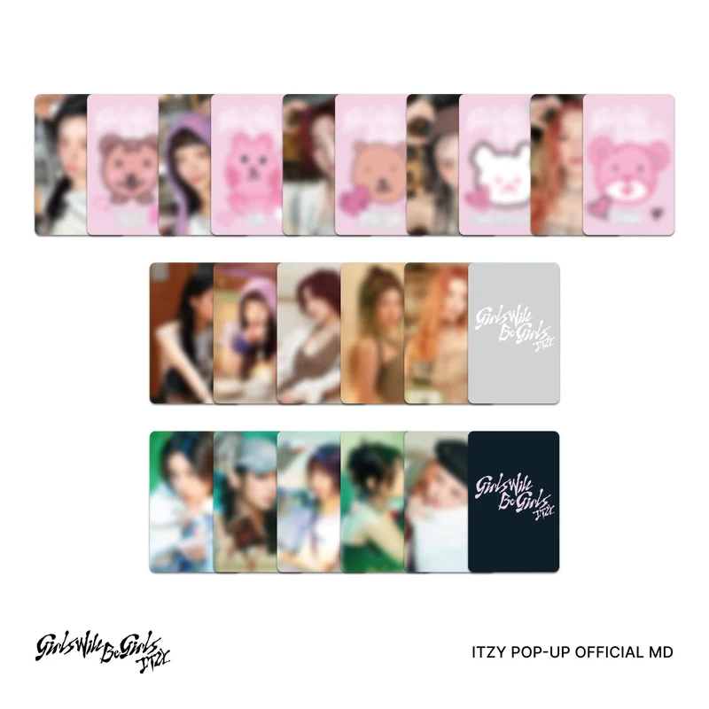[ITZY] Girls Will Be Girls : Pop Up : Trading Card