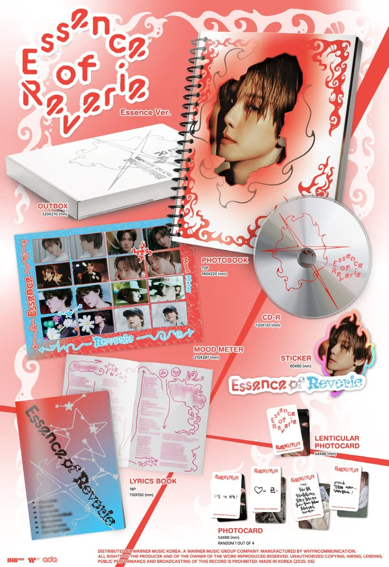 BAEKHYUN (EXO) - ESSENCE OF REVERIE (PHOTOBOOK VER.) SIGNED