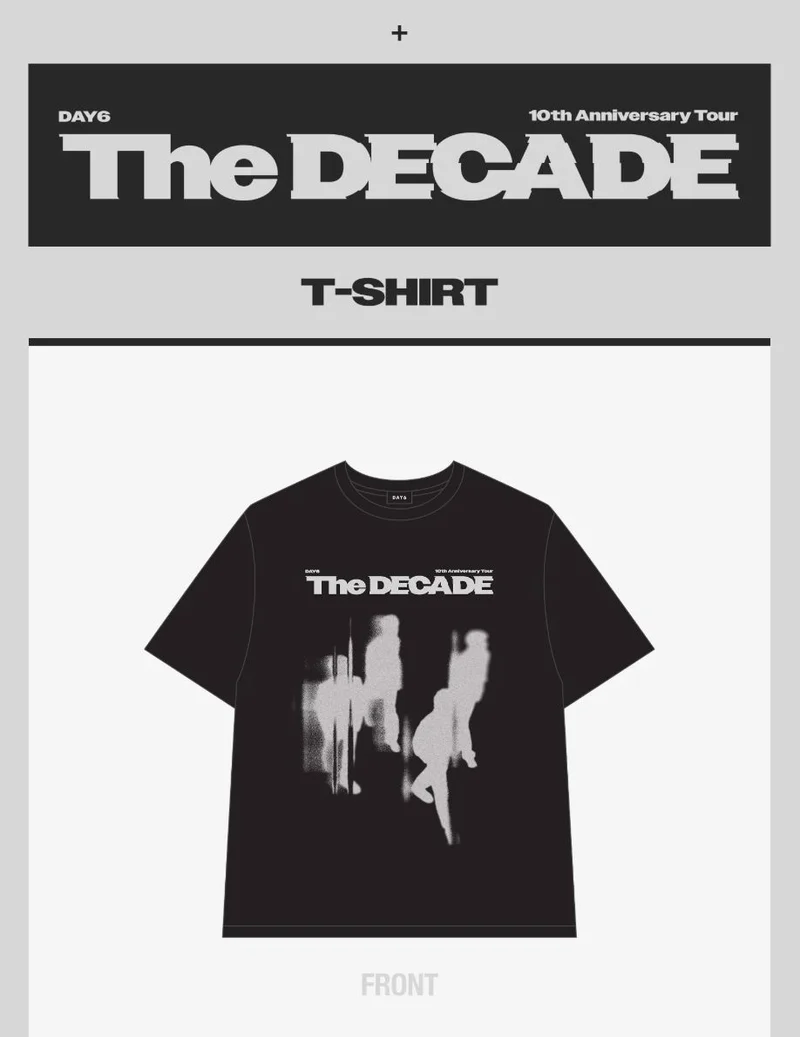 DAY6 - T-SHIRT & WIND BREAKER (THE DECADE '10TH ANNIVERSARY TOUR' MD)