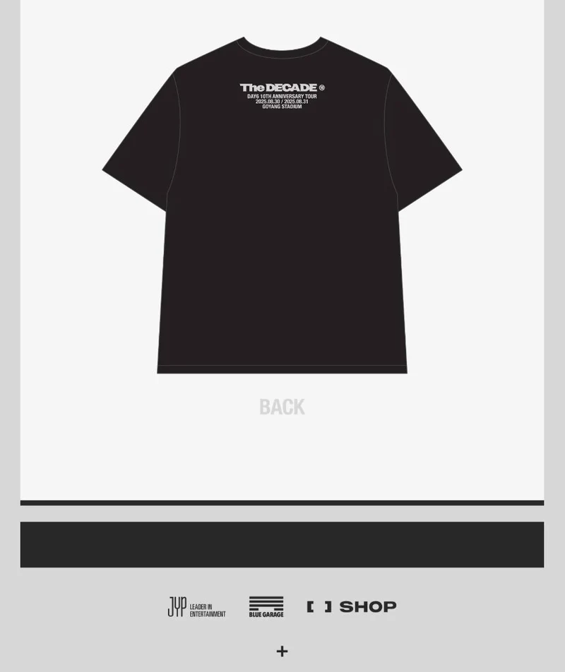 DAY6 - T-SHIRT & WIND BREAKER (THE DECADE '10TH ANNIVERSARY TOUR' MD)