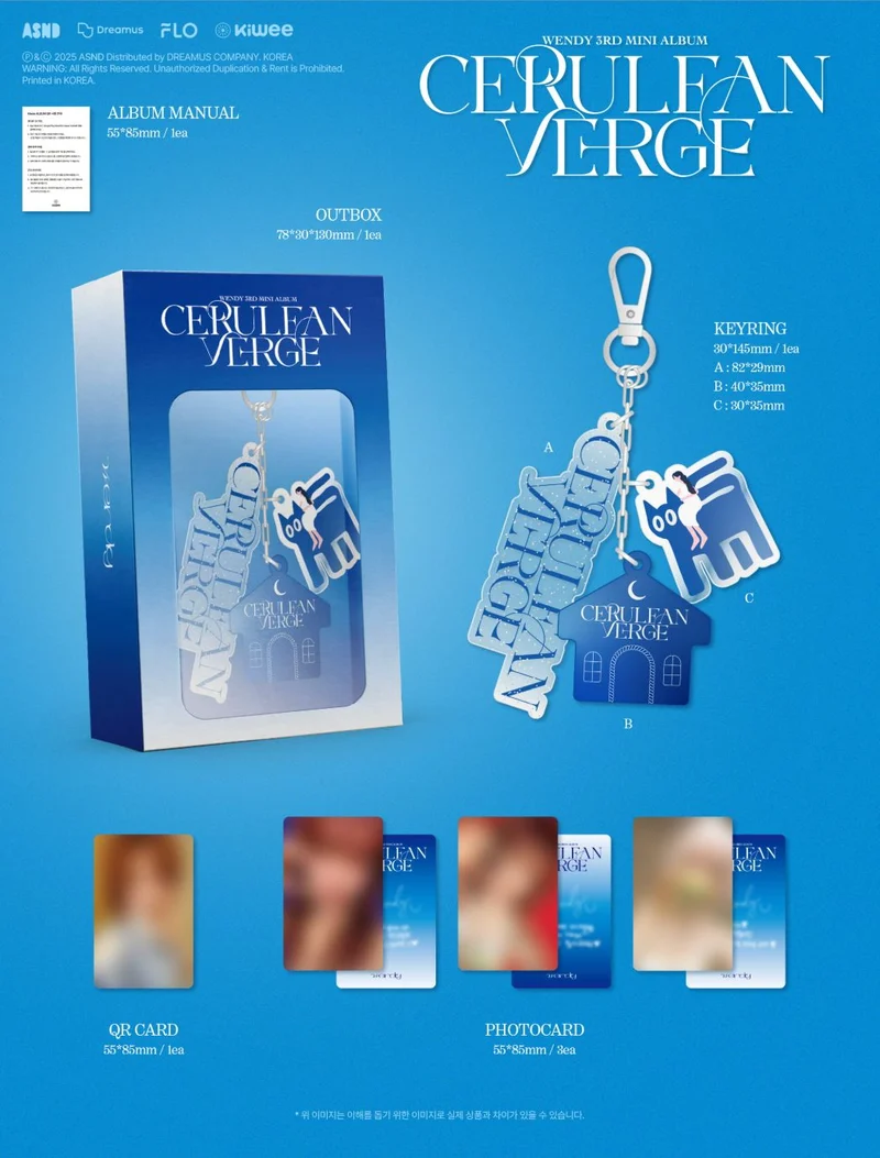 WENDY (RED VELVET) - CERULEAN VERGE (KEYRING VER.)