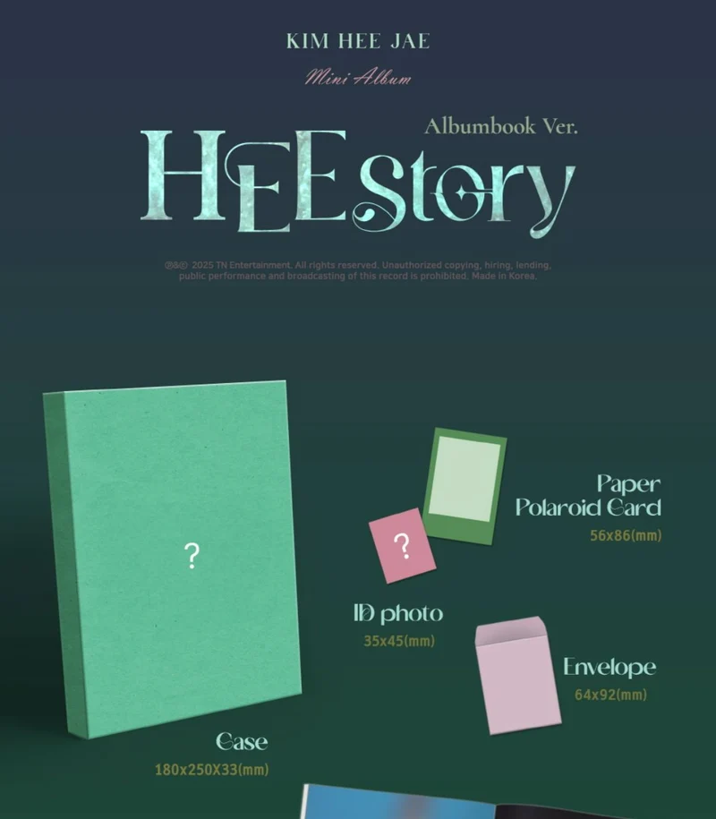 KIM HEEJAE - HEESTORY [ALBUM BOOK]