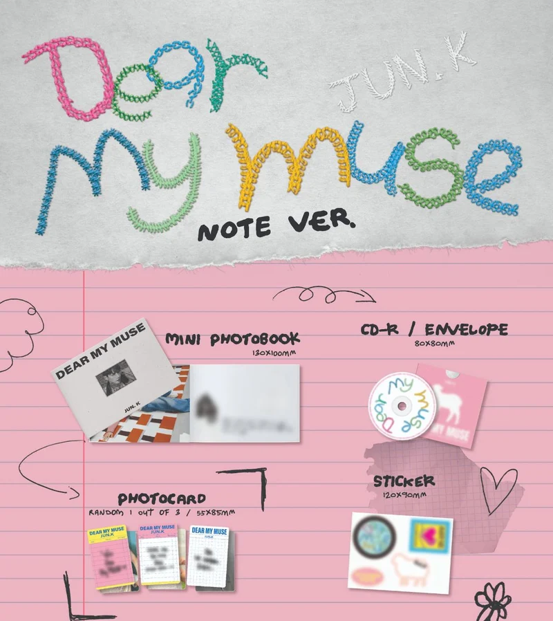 JUN. K (2PM) - DEAR MY MUSE (NOTE VER.)