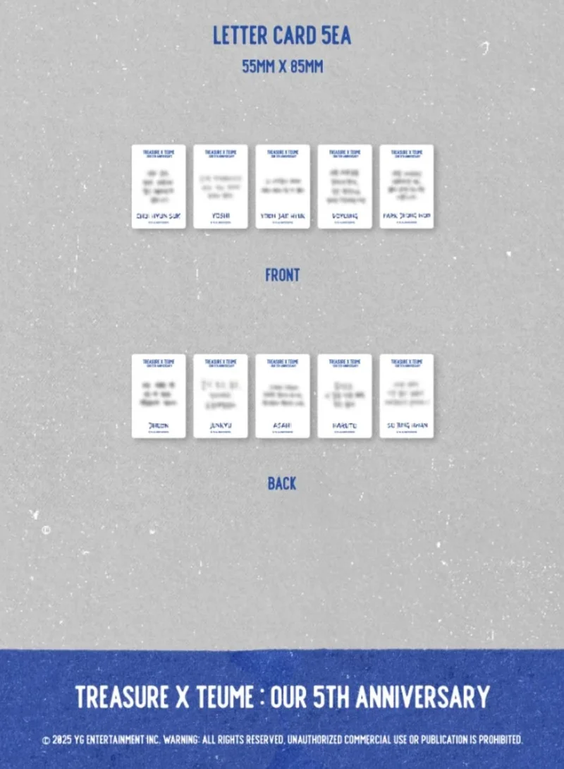 TREASURE - TREASURE X TEUME : OUR 5TH ANNIVERSARY (KIT)