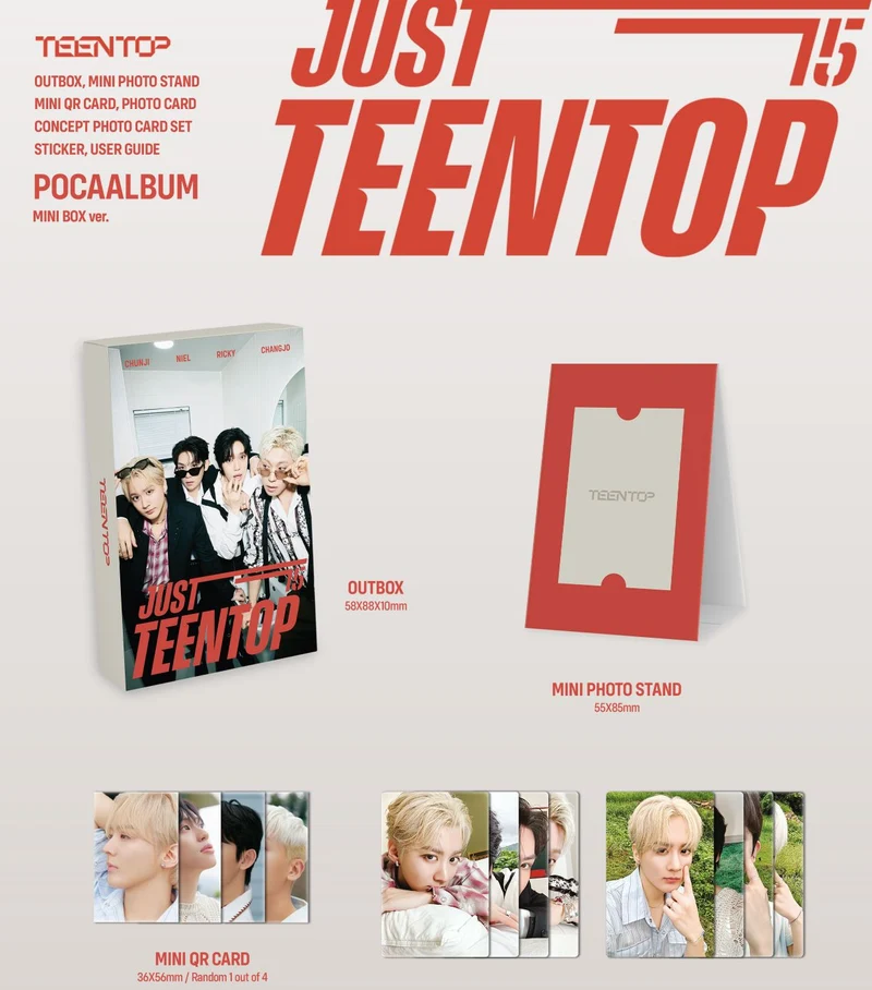 TEEN TOP - JUST 15, JUST TEEN TOP (POCA ALBUM)