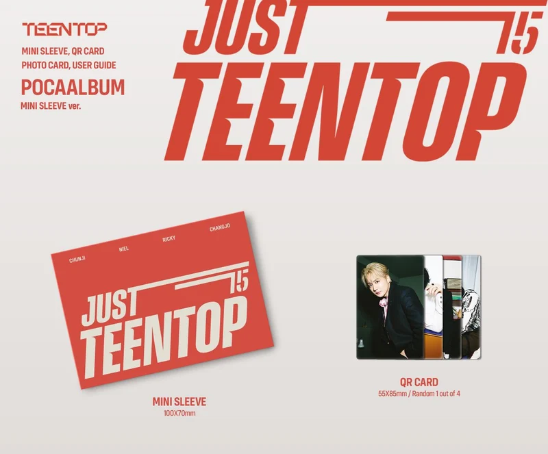 TEEN TOP - JUST 15, JUST TEEN TOP (POCA ALBUM)