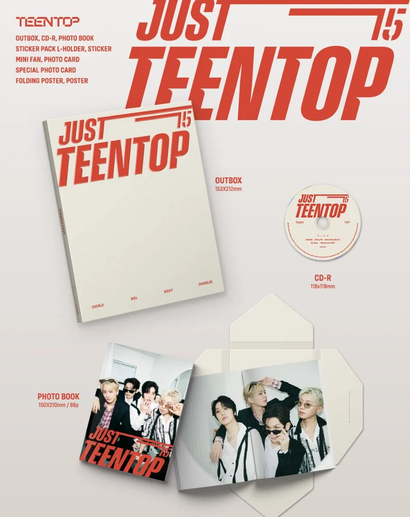 TEEN TOP - JUST 15, JUST TEEN TOP (CD VER.)