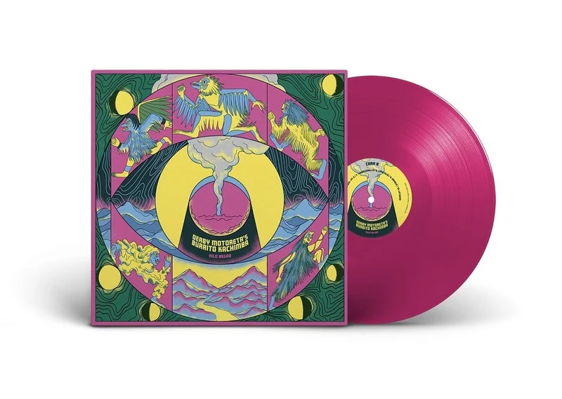 Derby Motoreta's Burrito Kachimba ‎– Hilo Negro (Vinilo Neón Magenta)
