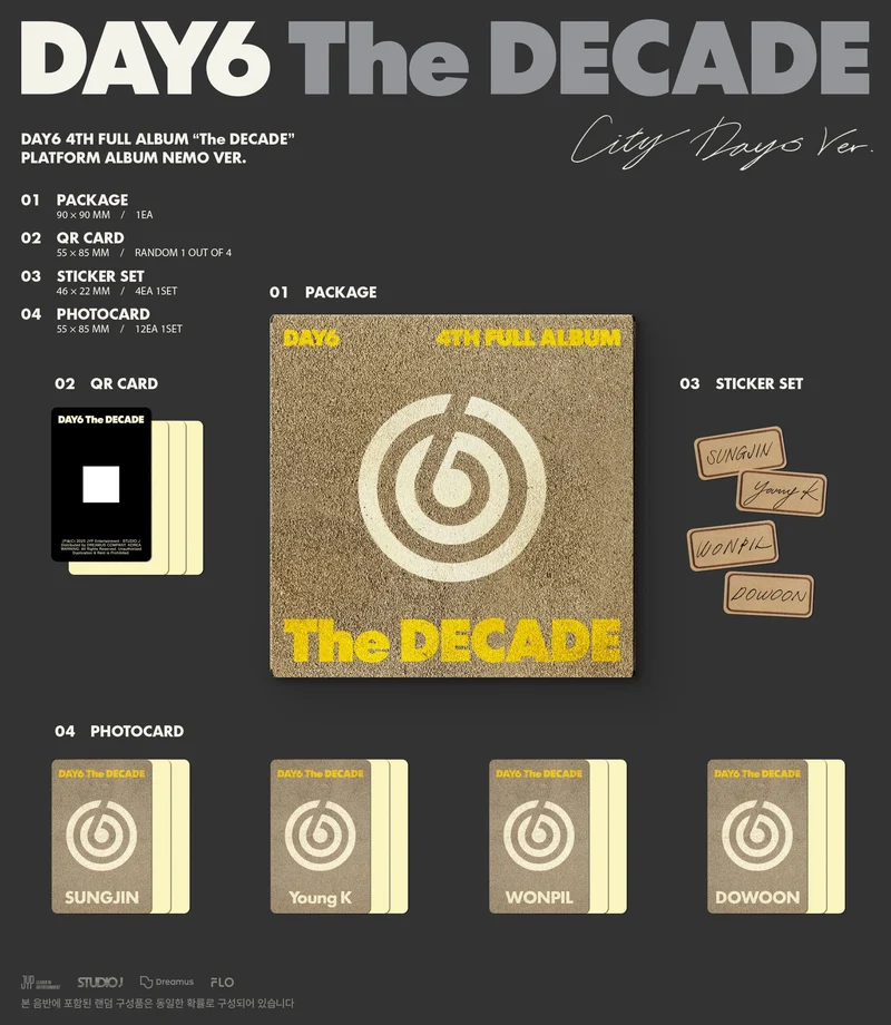 DAY6 - THE DECADE (PLATFORM ALBUM NEMO VER.)