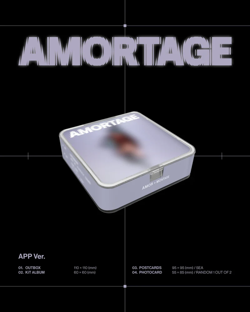 JISOO (BLACKPINK) - AMORTAGE (APP VER.) + Weverse Gift