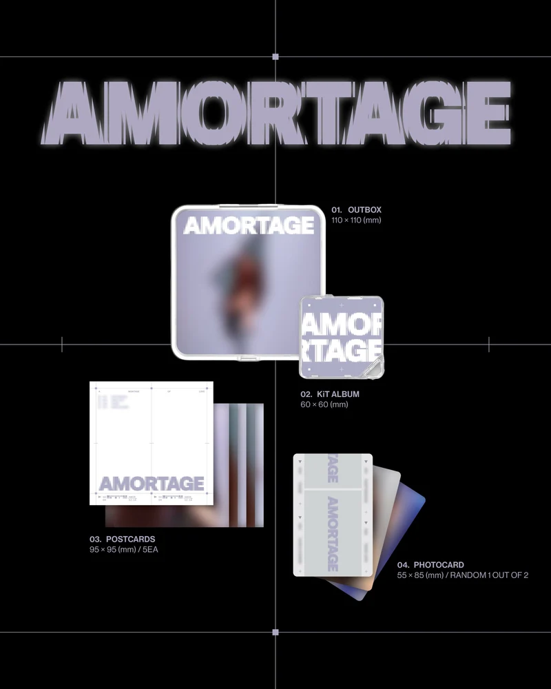 JISOO (BLACKPINK) - AMORTAGE (APP VER.) + Weverse Gift