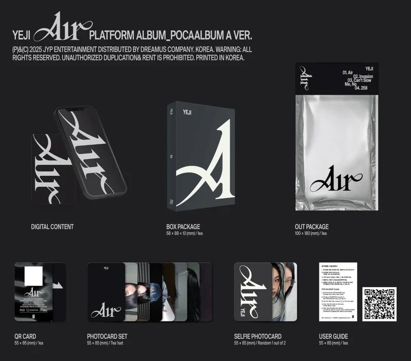 YEJI (ITZY) - AIR (PLATFORM ALBUM)