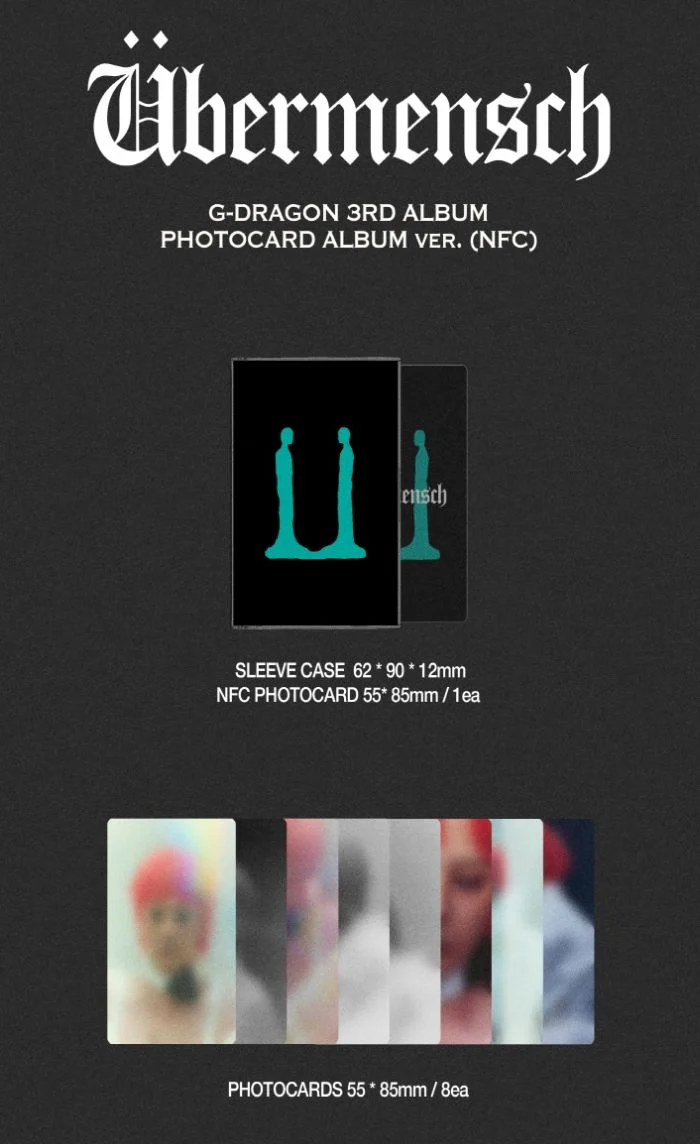 G-DRAGON - ÜBERMENSCH (PHOTOCARD ALBUM VER.)